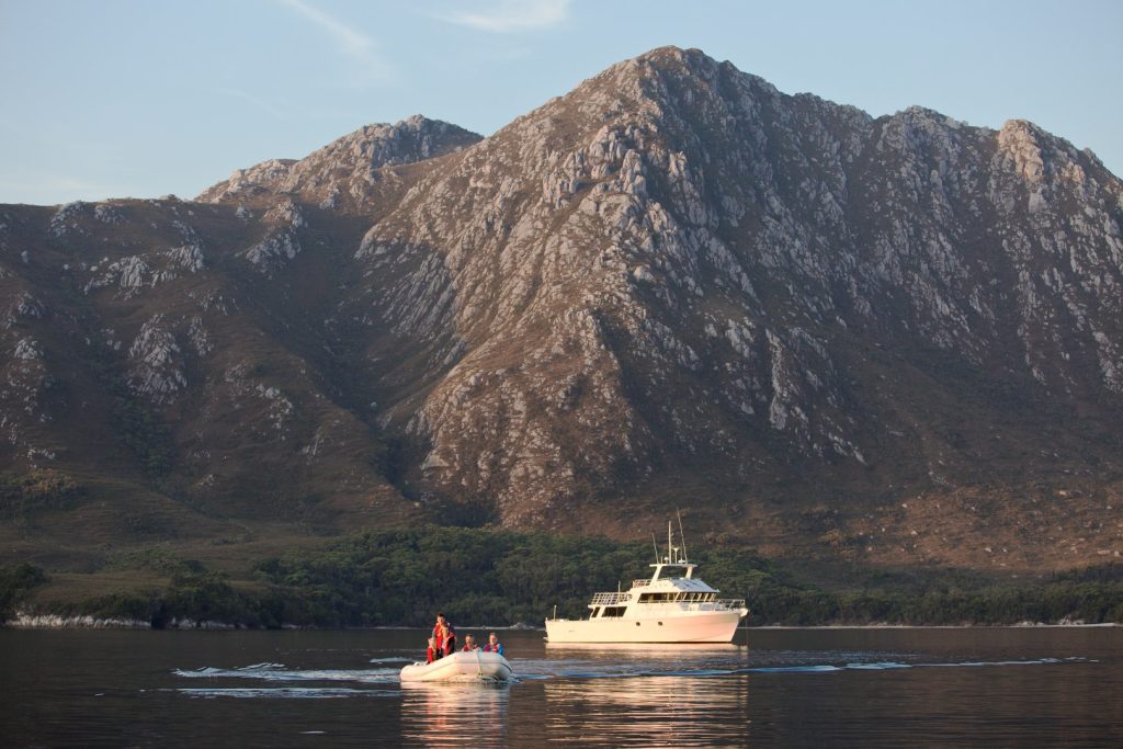 Guests set out for the day to explore in the jetboat 